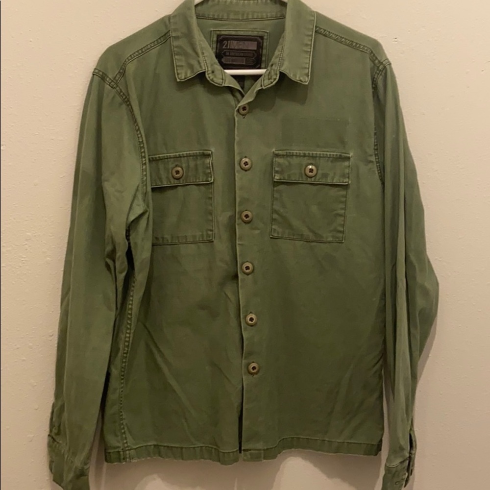 M - Military Style Button Down